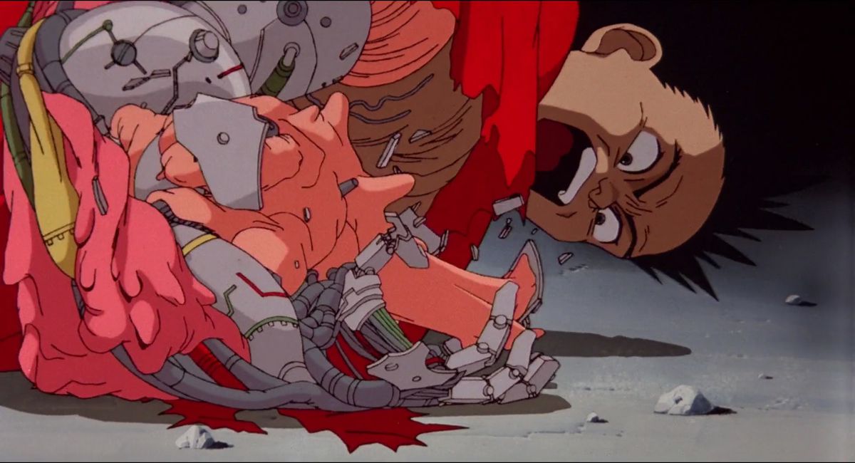 أكيرا: يتحول tetsuo إلى فقاعة