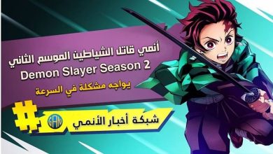 انمي قاتل الشياطين “Demon Slayer Season 2” يواجه مشكلة في السرعة