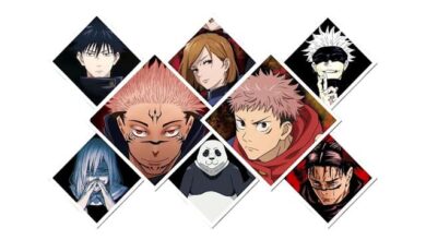 دليل شخصيات انمي Jujutsu Kaisen